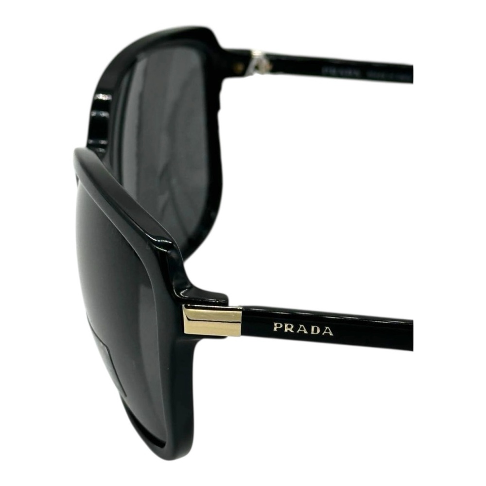 Prada Black Tinted Sunglasses Gold Hardware —100% UV Protection - Picture 8 of 10